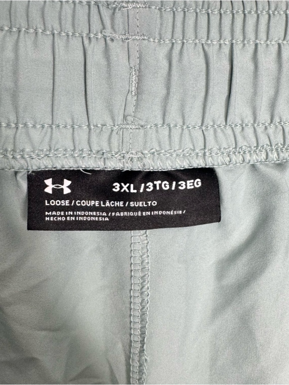 Under Armour Men’s HeatGear Athletic Shorts Green Loose Fit 3XL - Picture 3 of 3